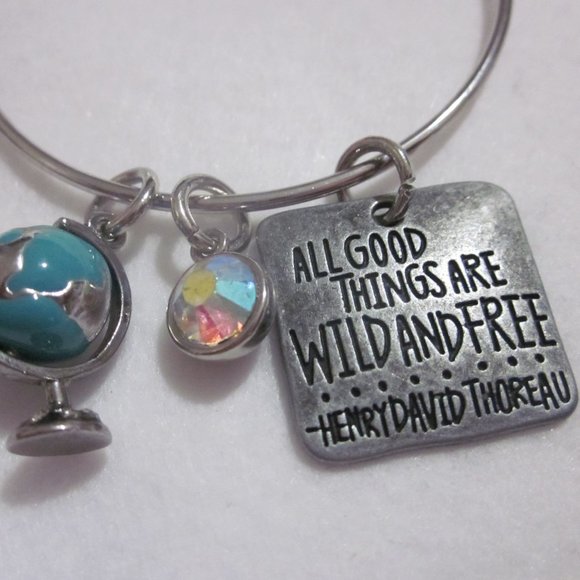 Charm Bangle Bracelet. - Picture 2 of 3